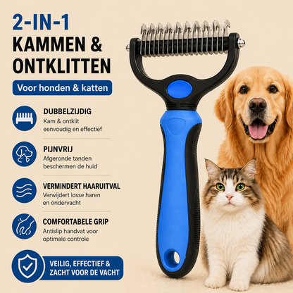 FurFlow™ | Verwijdert klitten & losse ondervacht