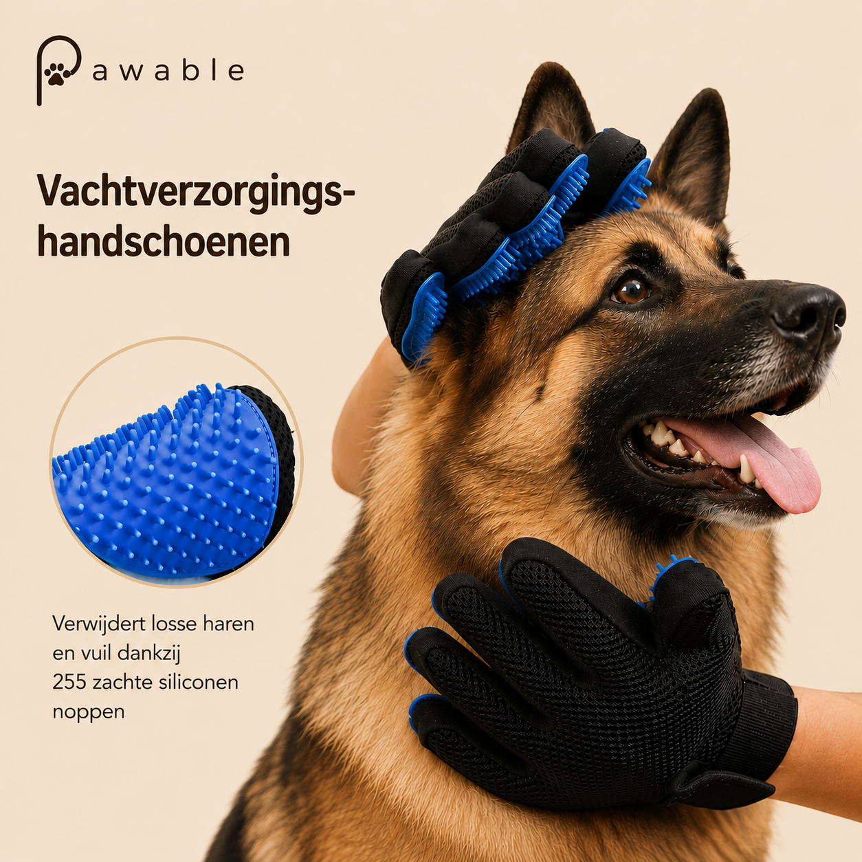 FurGlove™ | Verwijdert losse haren terwijl je aait
