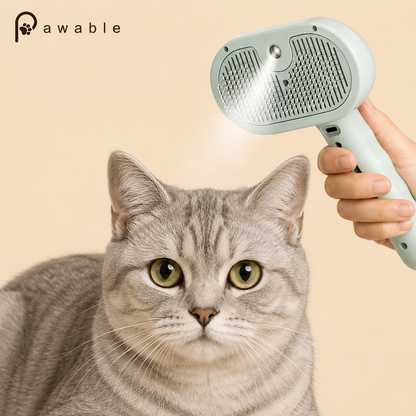 SteamBrush™ | Verwijder losse honden- en kattenharen voordat ze zich door je huis verspreiden