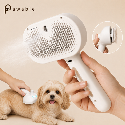 SteamBrush™ | Verwijder losse honden- en kattenharen voordat ze zich door je huis verspreiden